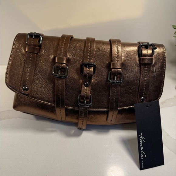 Kenneth Cole Metallic Brown/Bronze Ladies Purse - Picture 5 of 5